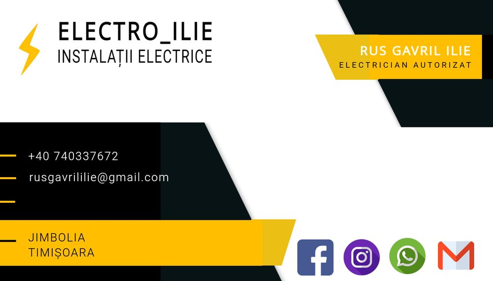 Electrician autorizat PFA  24/7h