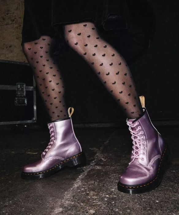 Кубинки Dr. Martens 1460 Pink Lavender VEGAN boots