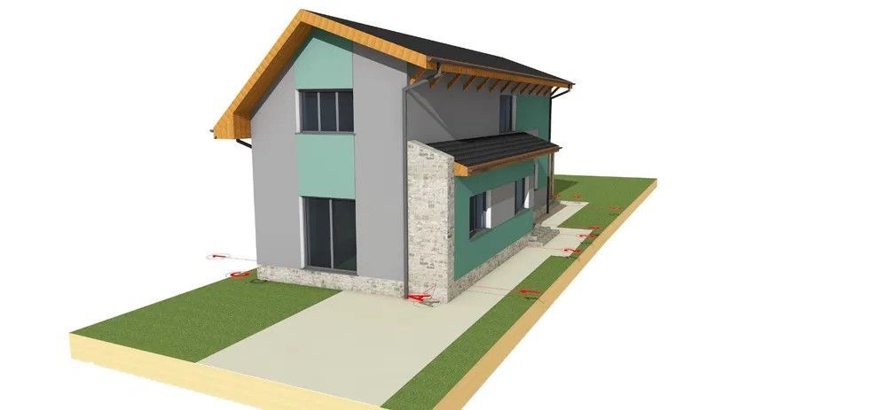 Casa veche cu autorizatie de constructie, 55 mp, teren 345, Someseni