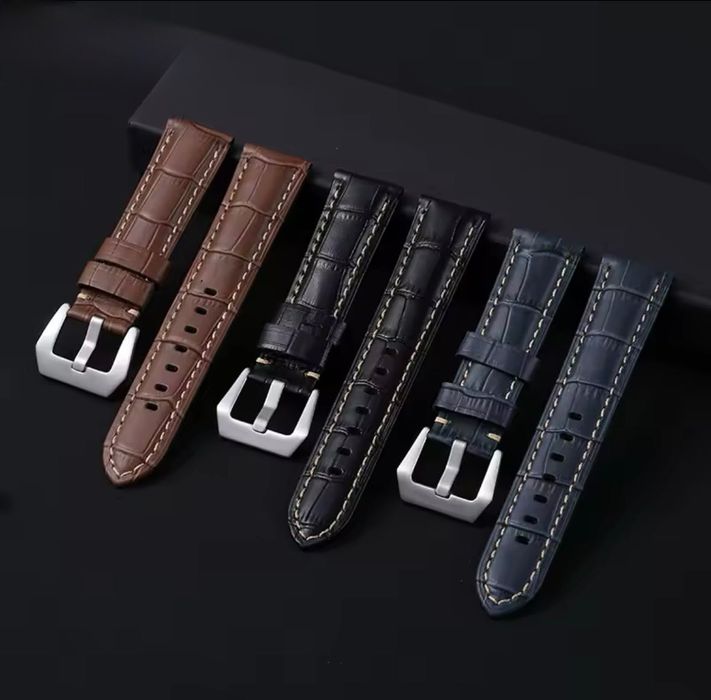 Висок клас кожени каишки за часовници 22мм