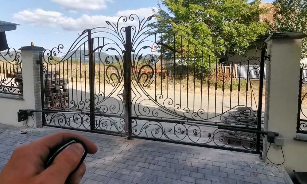 Automatizare poarta batanta culisanta sina Motorline montaj Mures