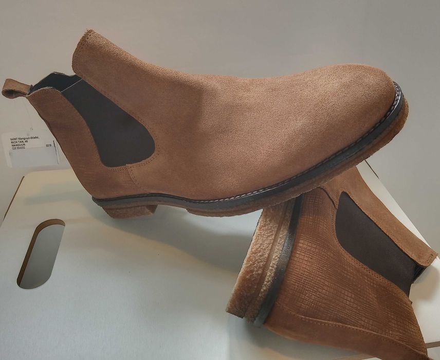 Ghete chelsea premium Magnuum 46 piele naturala moale