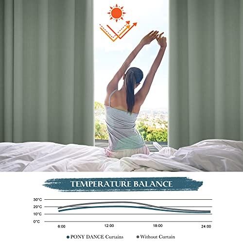 Топлоизолационни Завеси с метални халки Шампаньово Зелени, PONY DANCE