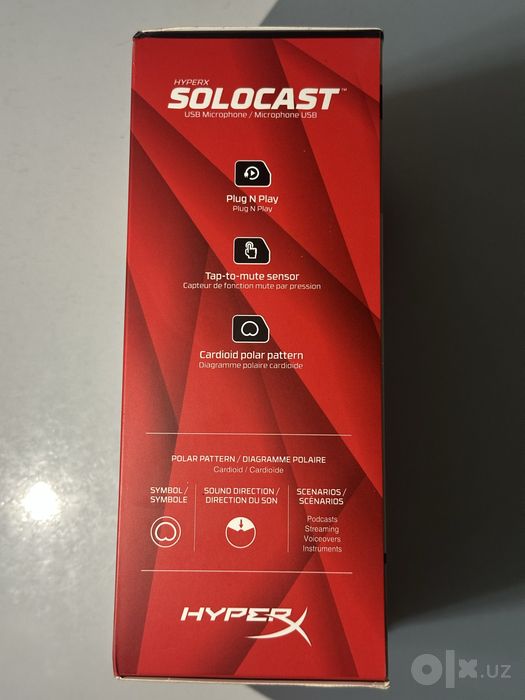 HyperX SoloCast — новый, запечатанный.