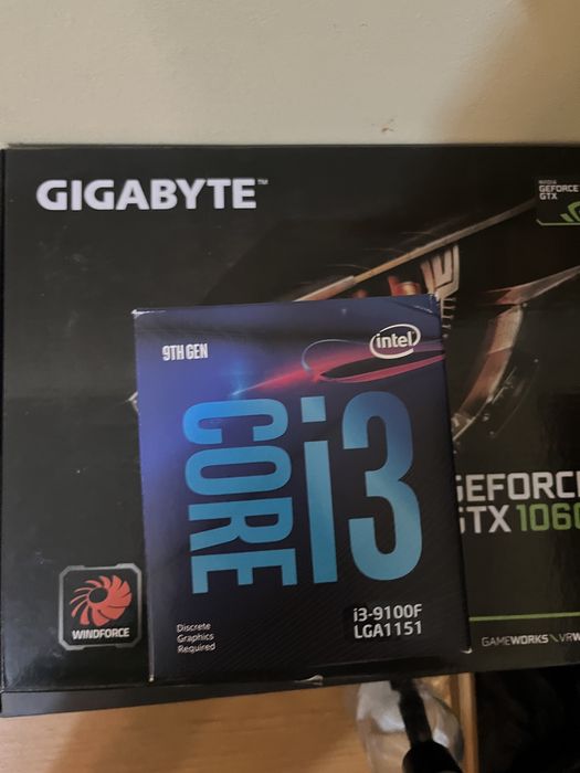 Продавам геймърски компютър i3 gtx 1060 6gb