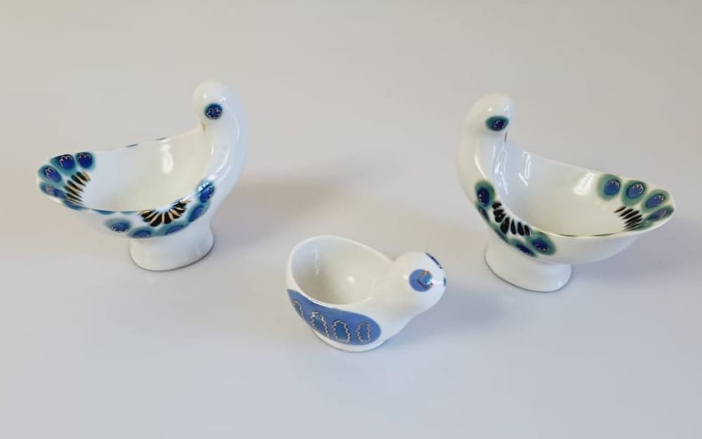 Фарфоровые солонки