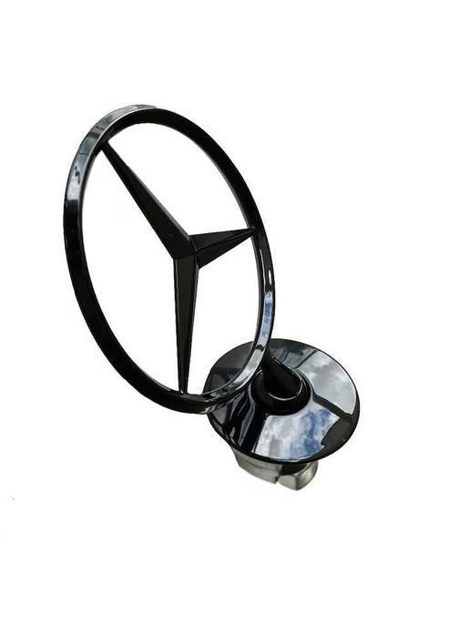 емблема за Мерцедес Mercedes-Benz 44mm черен гланц S E C CLK