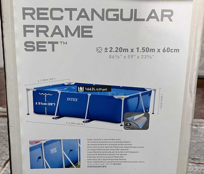 Бассейн Intex Rectangular Frame Pool 28270NP
