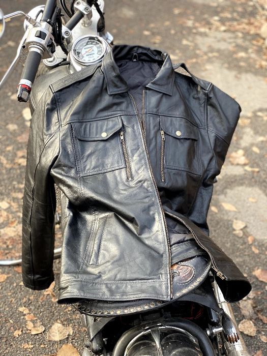 Куртка кожаная. Мужская