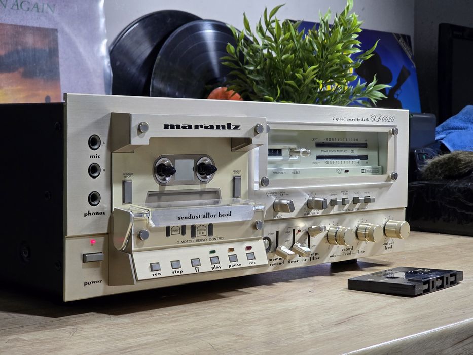Casetofon deck MARANTZ SD-6020, 2 speed ,gold șampanie, japan