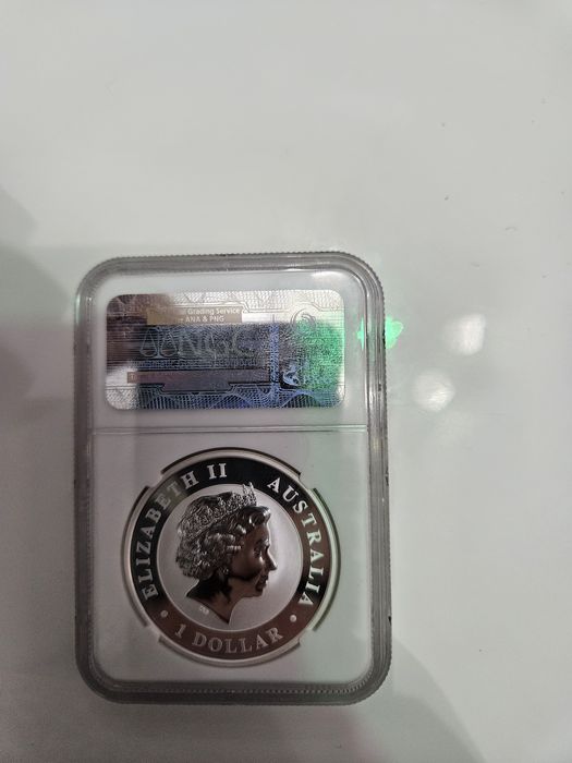 Moneda de argint gradata MS69, Koala Australia