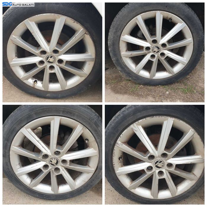 Set 4 Jante Roti Aliaj 5x112 225 45 17 R17 Volkswagen Golf 5 2004 - 2008 [0344]