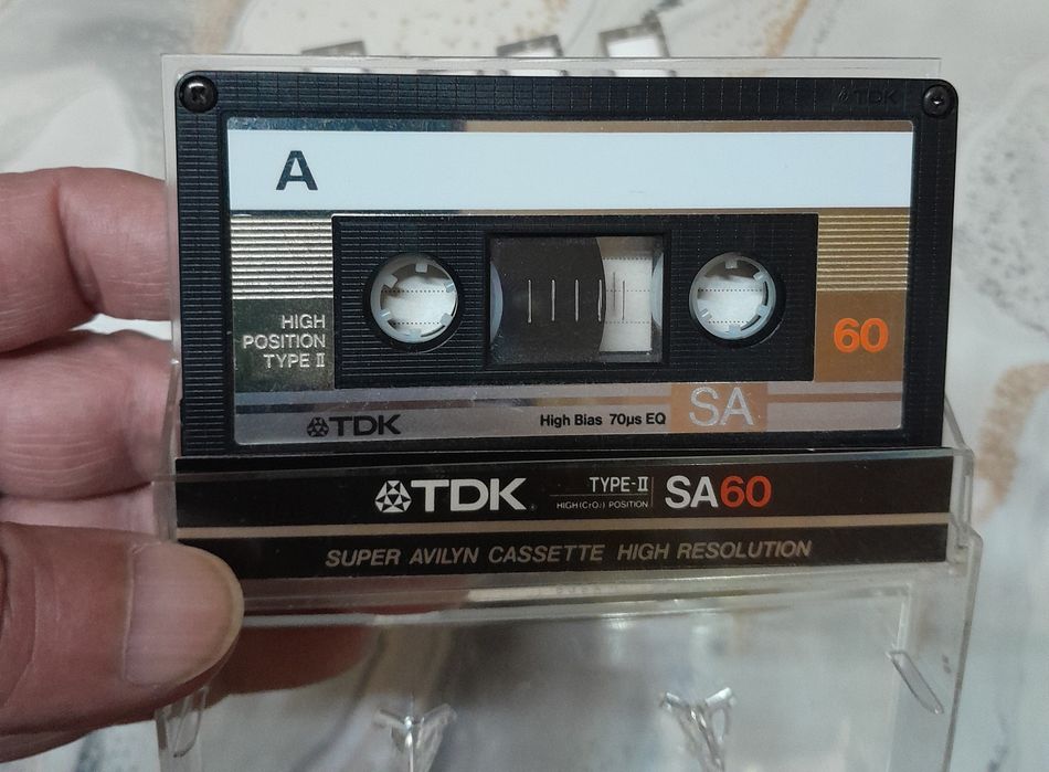 Аудио касети TDK SA /Gold  / 60 мин.-  Хром