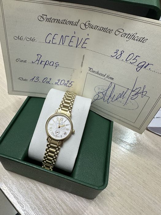 Золотые часы. Золото  585 проба