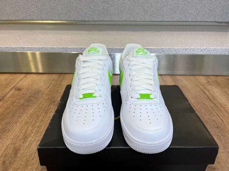 ОРИГИНАЛНИ *** Nike Air Force 1 Low White Action Green