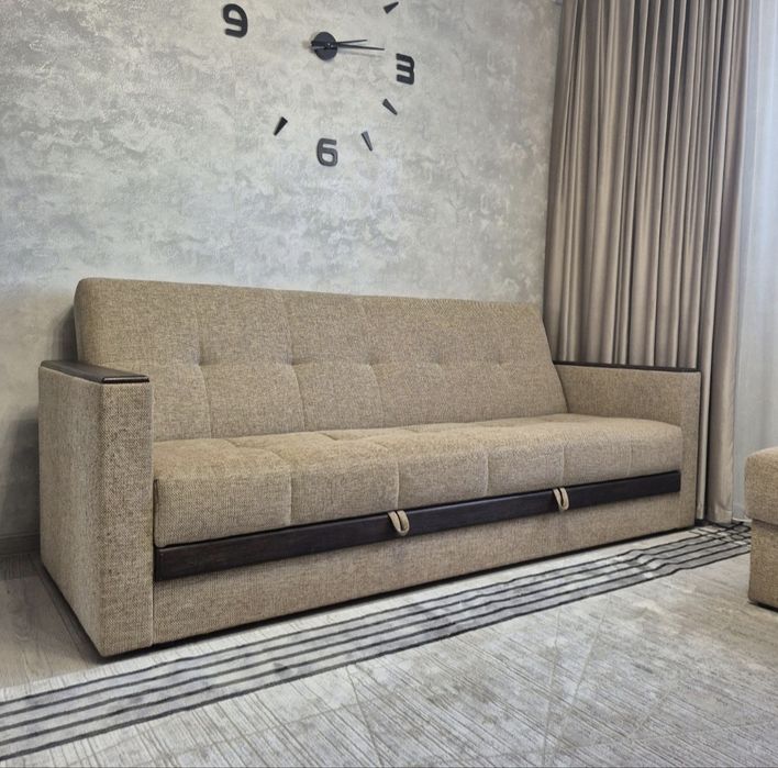 Продам диван книжку, кресло, пуфик