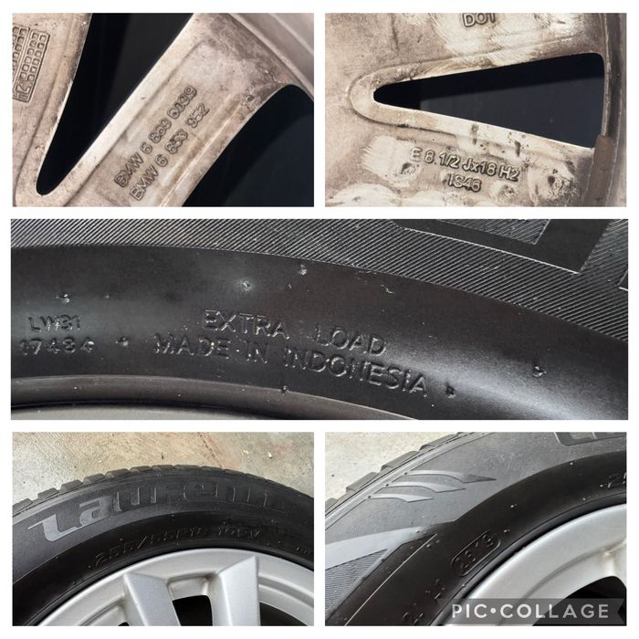 Bmw 18 джанти със зимни гуми X5 X6