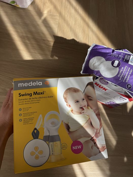 Двойна електрическа двуфазна помпа за кърма Medela - Swing Maxi