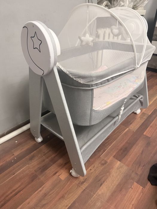 Электронный Калыбельный люлька кровать для малышей