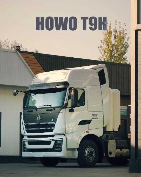 ХОВО Т9Н ишонч ва премиум сифат 12 та газ балонлик тягач MEGAVAN