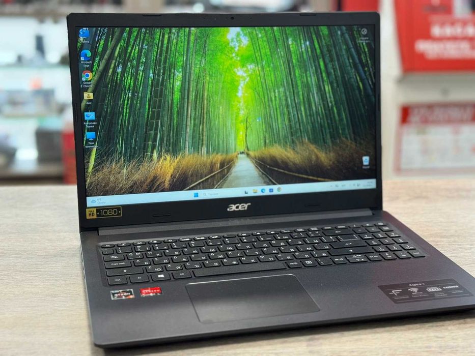 Acer Aspire 3 15.6" FHD, Ryzen 3 3250U, 8GB, 256GB SSD