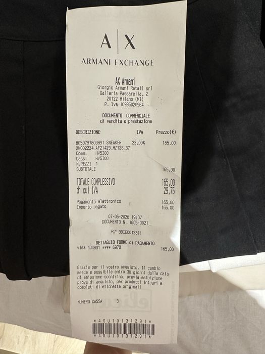 Adidasi Armani Exchange