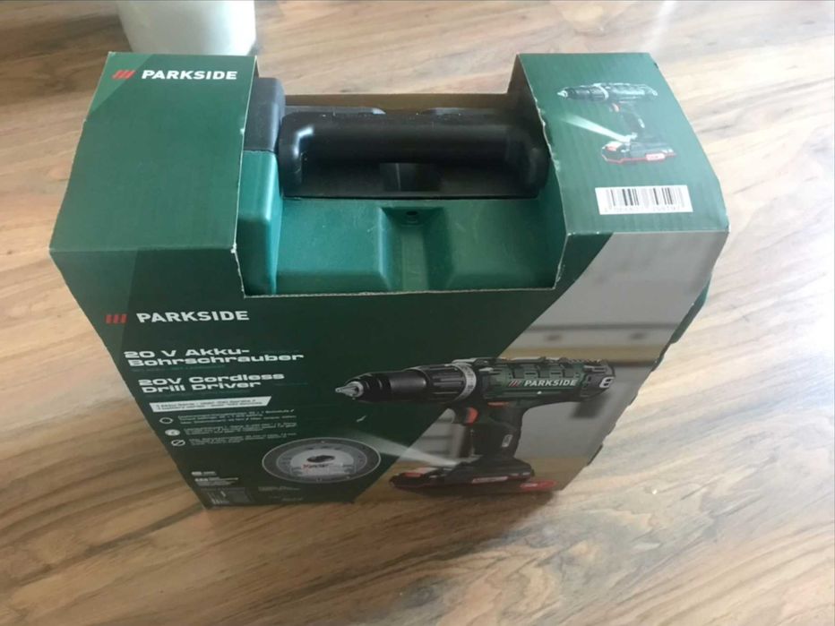Бормашина/винтоверт Parkside 20V (PABS 20-Li). НОВ с батерия и зарядно!