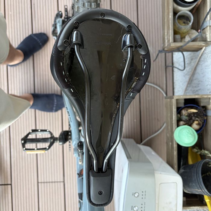Sa bicicleta Rockrider noua