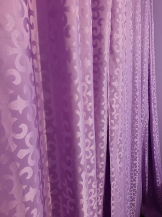 Продам шторы сиреневые