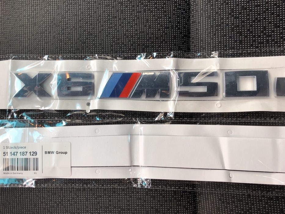 Emblema Sticker Logo Stema Bmw X6M50d E71 F16 G06