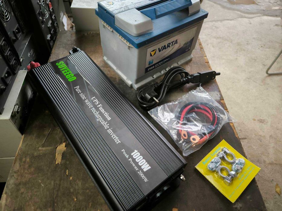 ЮПС-2000W+акумулатор 60ач,UPS-2000w,аварийно захранване и мн.др предл.