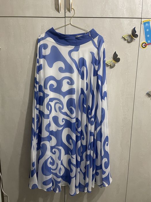 Кофта юбка синий