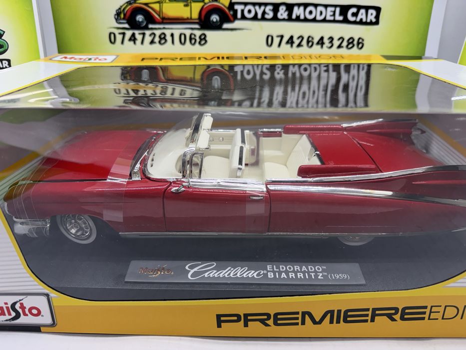 MAISTO Cadillac Eldorado Biarritz an 1959 machetă auto scara 1:18 30cm