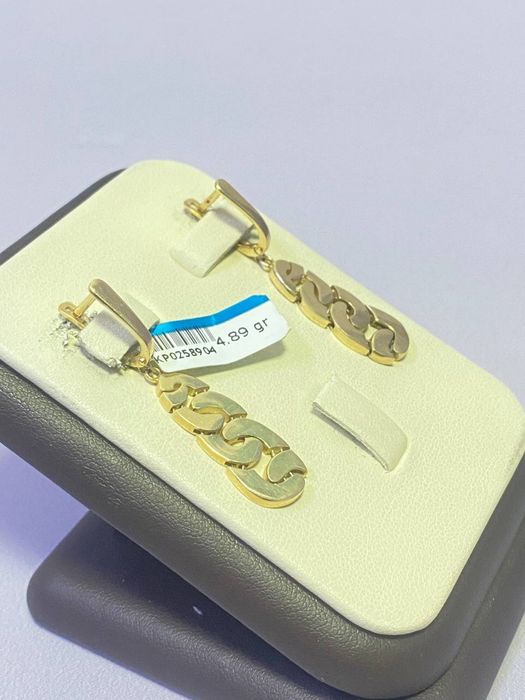 Серьги из желтого золота НОВОЕ / СТ30763