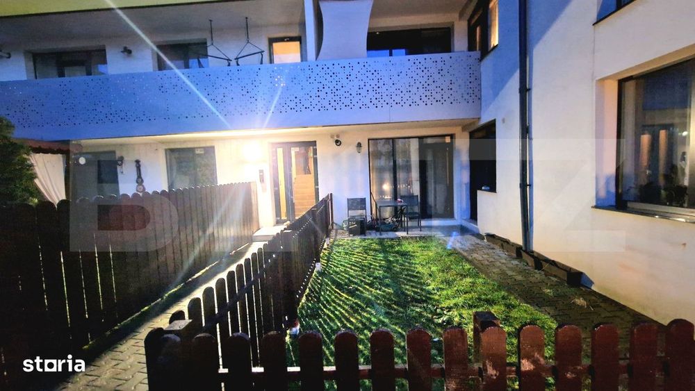 Apartament cu 2 dormitoare, gradina, bucatarie cu dining parcare, zona — fotografia 1