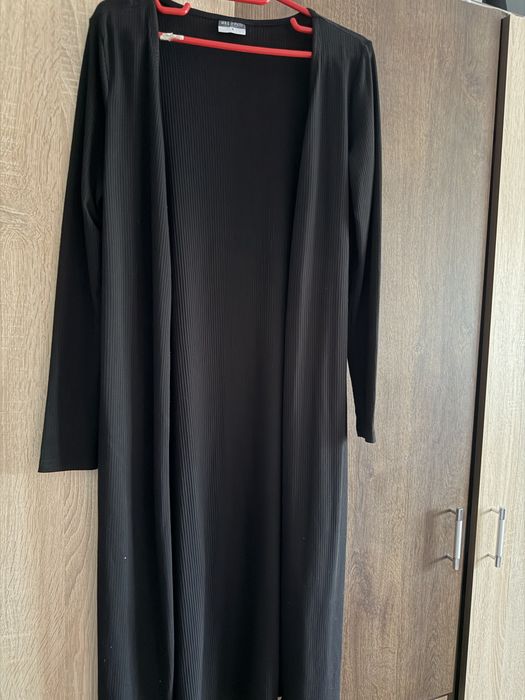 Cardigan lung negru