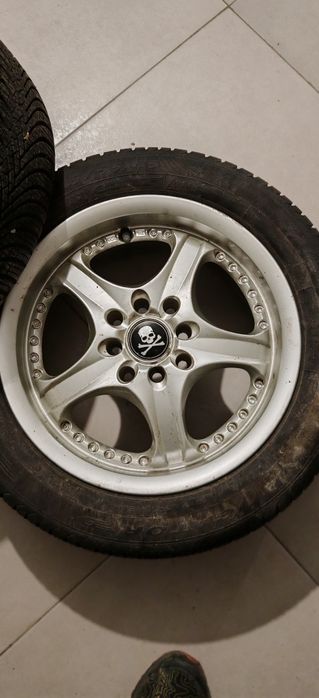 4x100 4x114.3  Лети джанти 15 с гуми Konig monsoon League  6.5J  195/55/R15