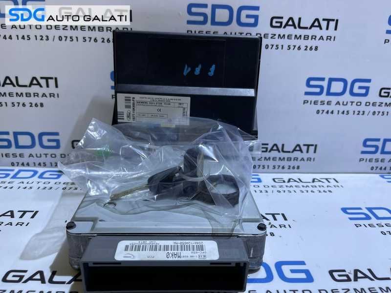 Kit Pornire ECU Calculator Motor Ford Focus 1 1.8 TDDI TDCI 1998 - 2004 Cod 2S4A-12A650-MA 2S4A12A650MA F5SB-14A624-AA [L4775]