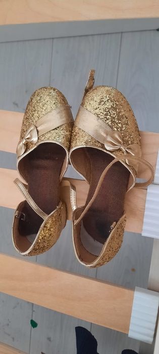 Детское танцевальное платье туфли 20.5