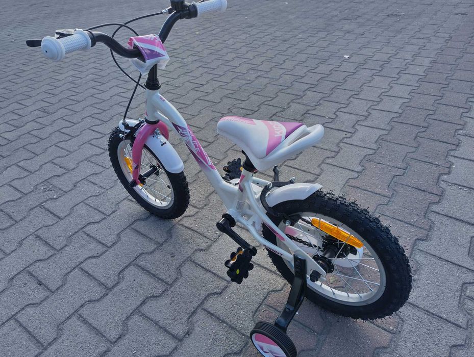 Велосипед 14" ALICE бял