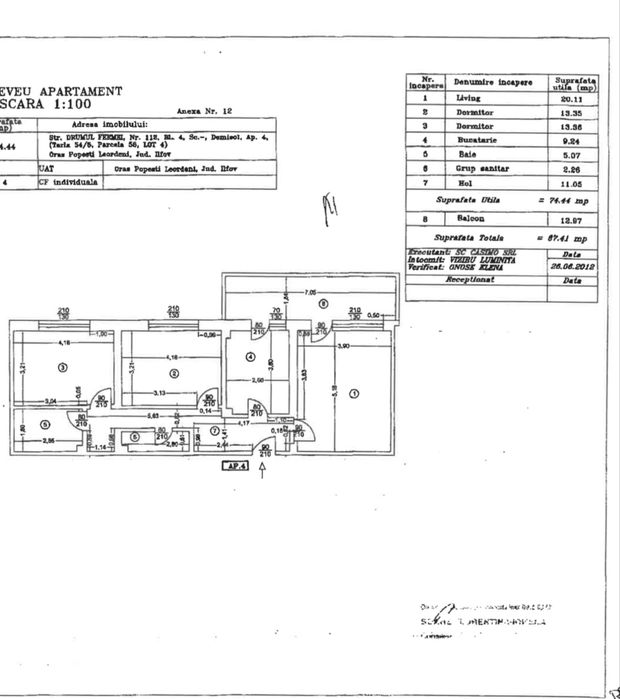 3 camere 88 mp – 2 băi – 2 balcoane – Drumul Fermei | ideal locuință sau investiție