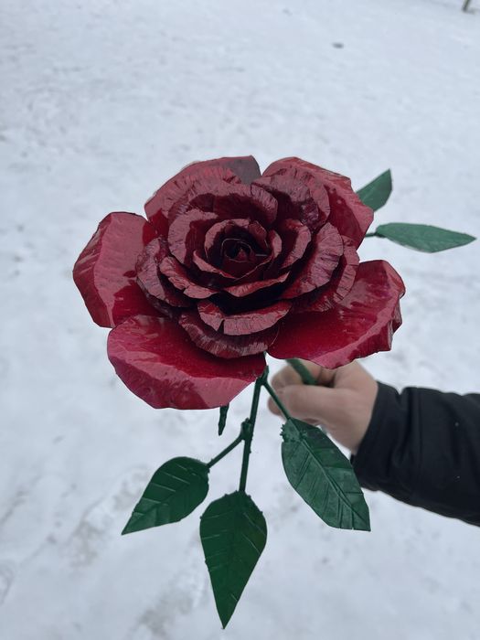 Роза кованная . Ручная работа.