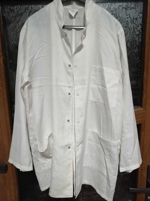 Halat medical alb mărime mare L-XL