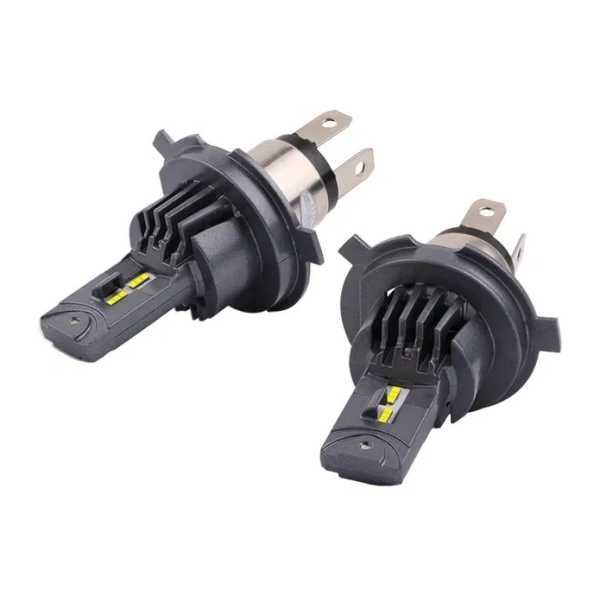 Диодни ЛЕД LED крушки H4 180W с вграден вентилатор LED