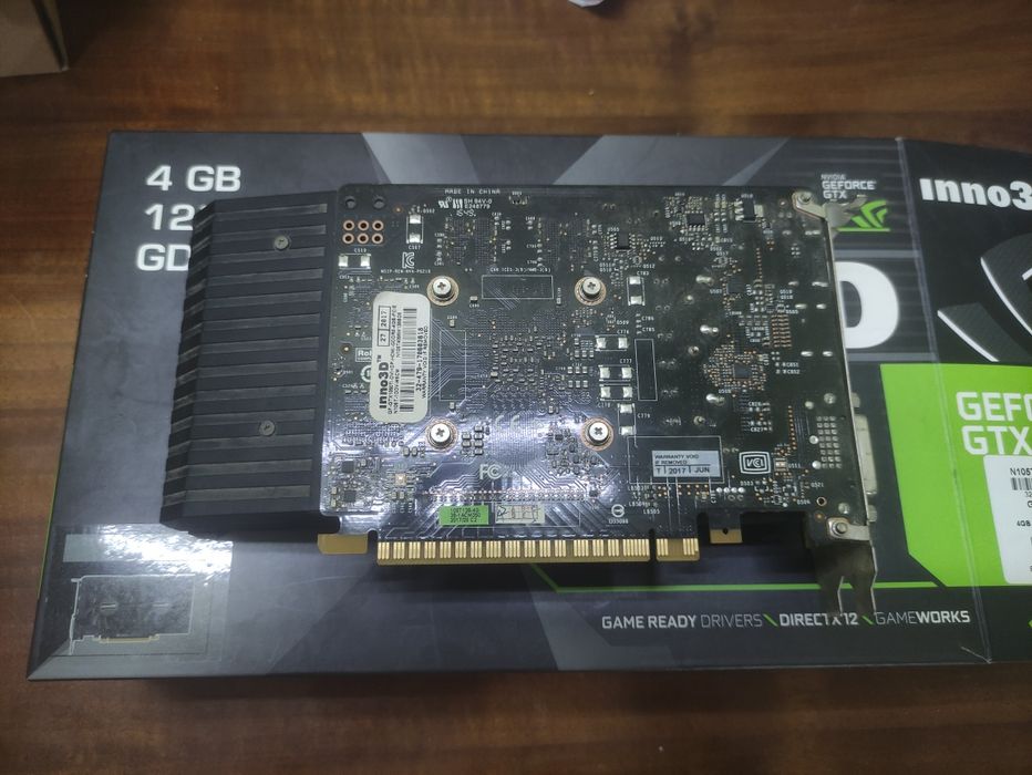 GTX 1050 TI в хорошем состоянии