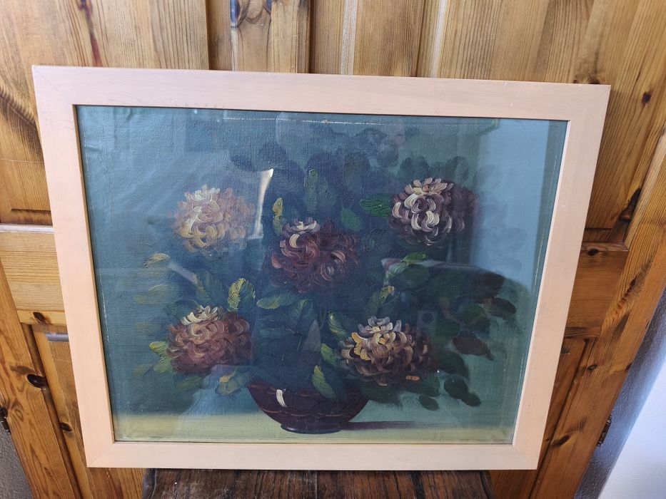 Tablou pe pânză cu sticlă de protecție