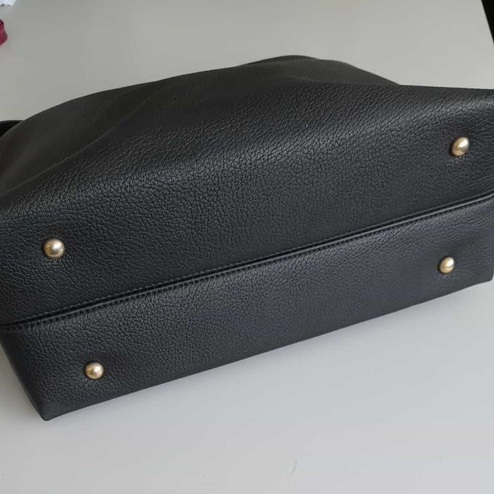 Класическа черна чанта Diana & Co от еко кожа