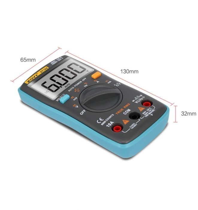Професионален мултицет ZT102 (уред мултиметър)