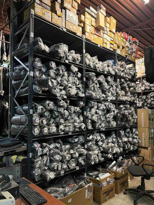 Стелаж метален за тежки стоки за магазин и архив