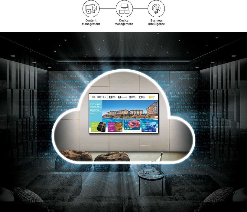 } Гостиничный ТВ Samsung SMART TV 65" HG65AU800EUXCI LED/4K